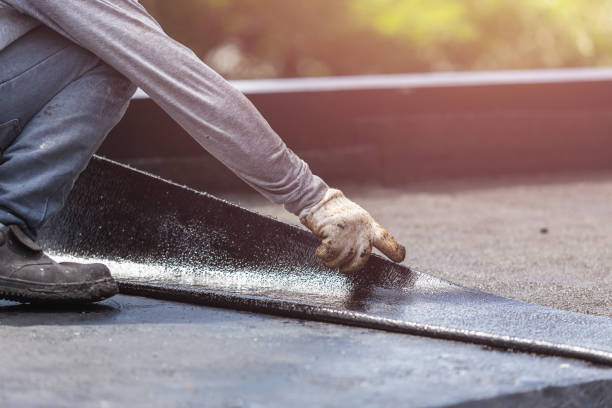 Professional Emergency Waterproofing technician working in Berrien Springs, MI